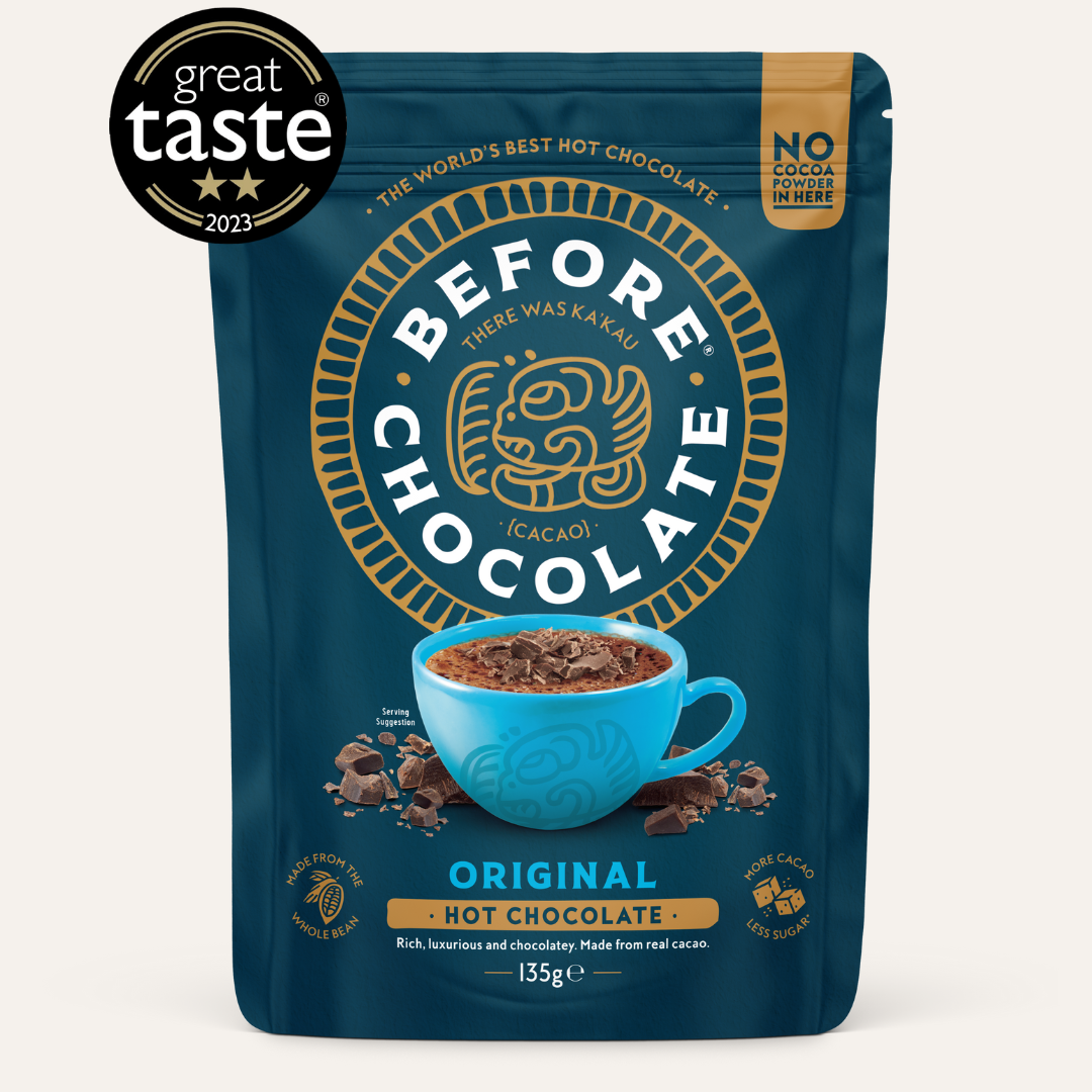 Original Hot Chocolate Made from Whole Cacao Bean (Featured on ITV)