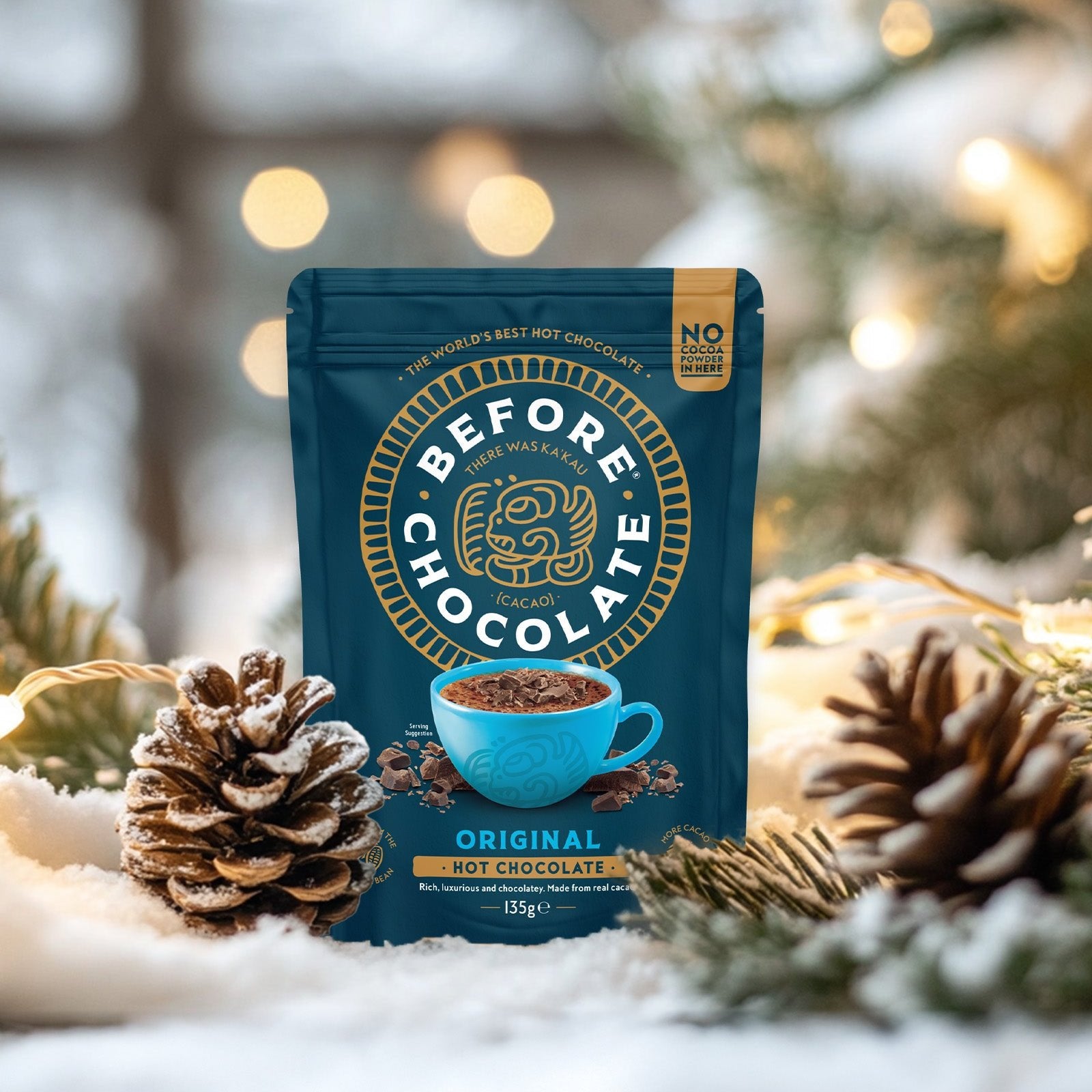 Original Hot Chocolate Made from Whole Cacao Bean (Featured on ITV)