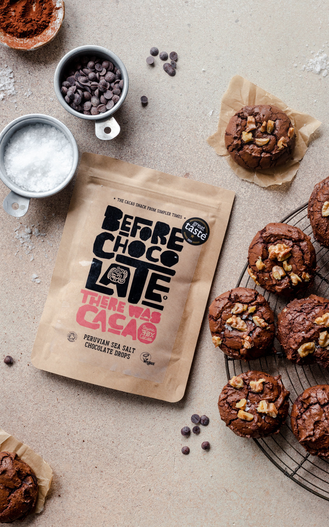 Organic Vegan Peruvian Pink Salt 70% Dark Chocolate Drops