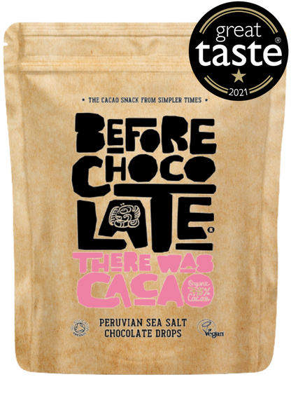 Organic Vegan Peruvian Pink Salt 70% Dark Chocolate Drops