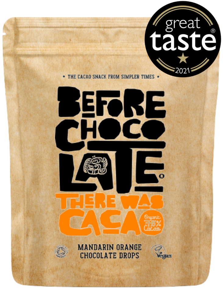 Organic Vegan Mandarin Orange 70% Dark Chocolate Drops