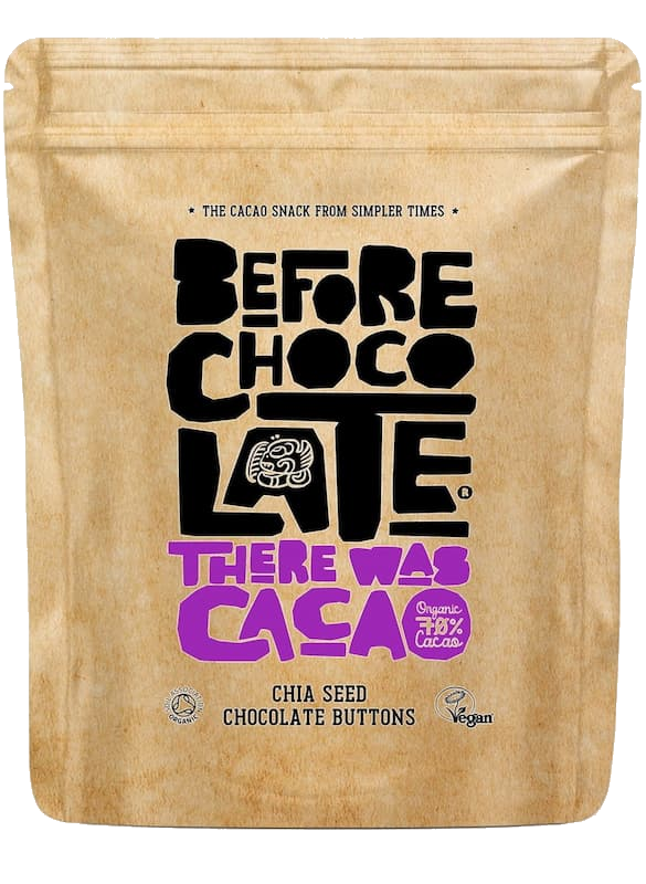 FREE GIFT | Organic Vegan Chia Seed 70% Dark Chocolate Buttons