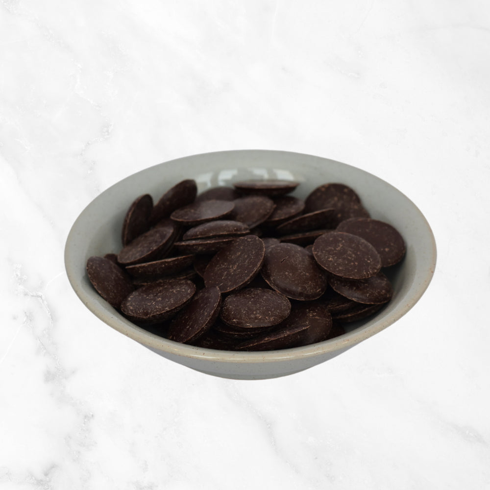 
                  
                    Load image into Gallery viewer, Organic Vegan Chia Seed 70% Dark Chocolate Buttons
                  
                