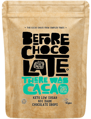 
                  
                    Load image into Gallery viewer, Organic Vegan Keto Low Sugar 60% Plain Dark Chocolate Drops
                  
                